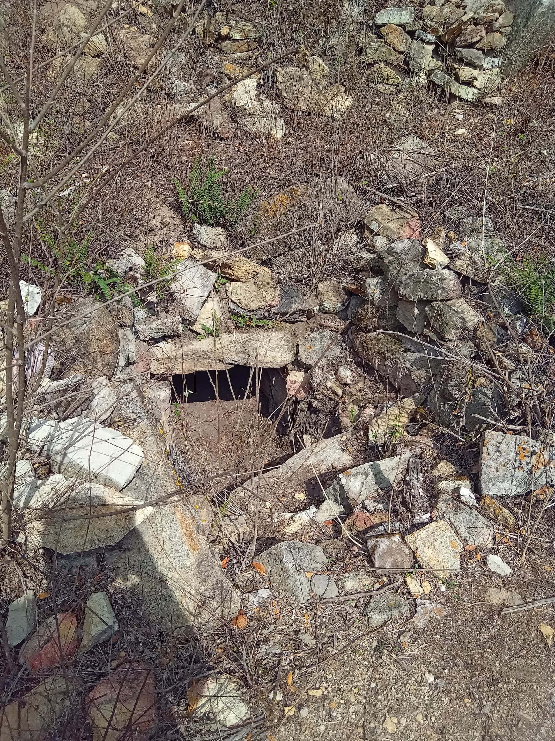 Tomb entrance near Oaxaca, Mexico