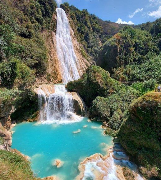 El Chiflon waterfall Chiapas Mexico